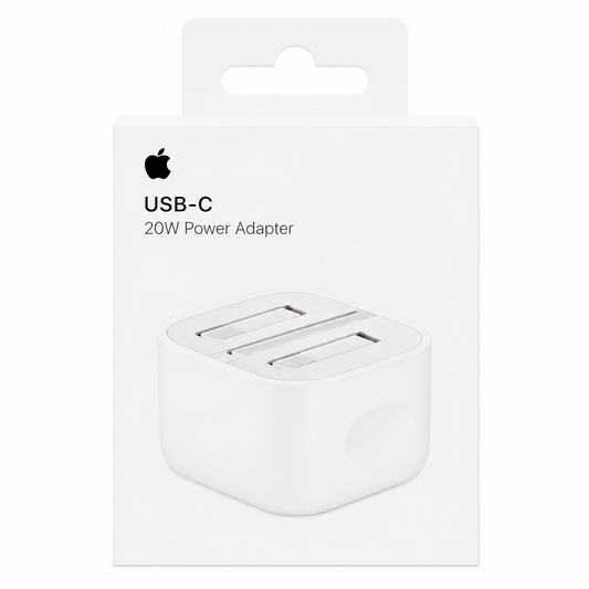 iPhone 20W Fast Charger Adapter 3-Pin Adapter
