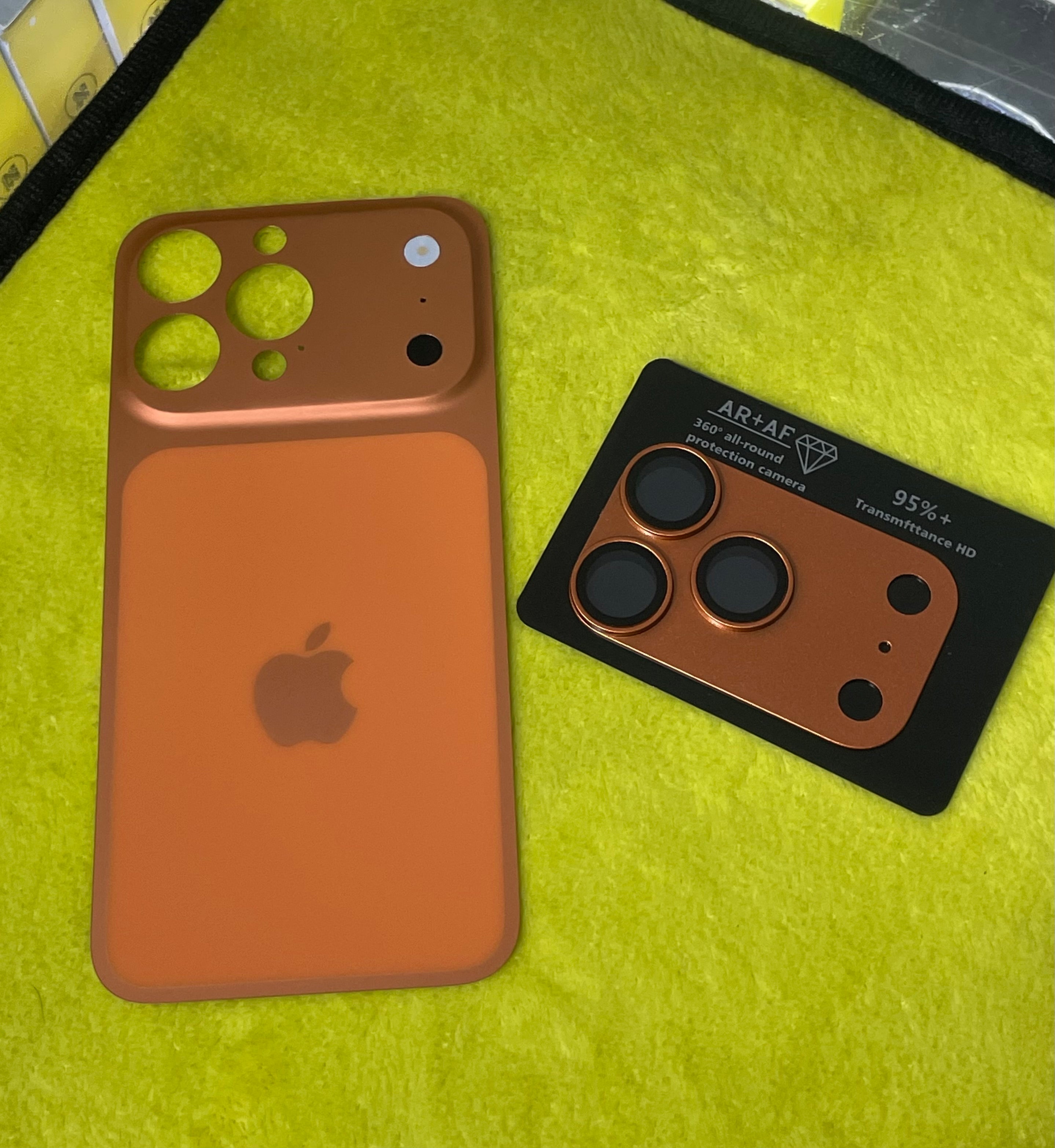 Premium Back Panel with Camera Lens for iPhones - Convert your iphone to iPhone 17 Pro & 17 ProMax Style