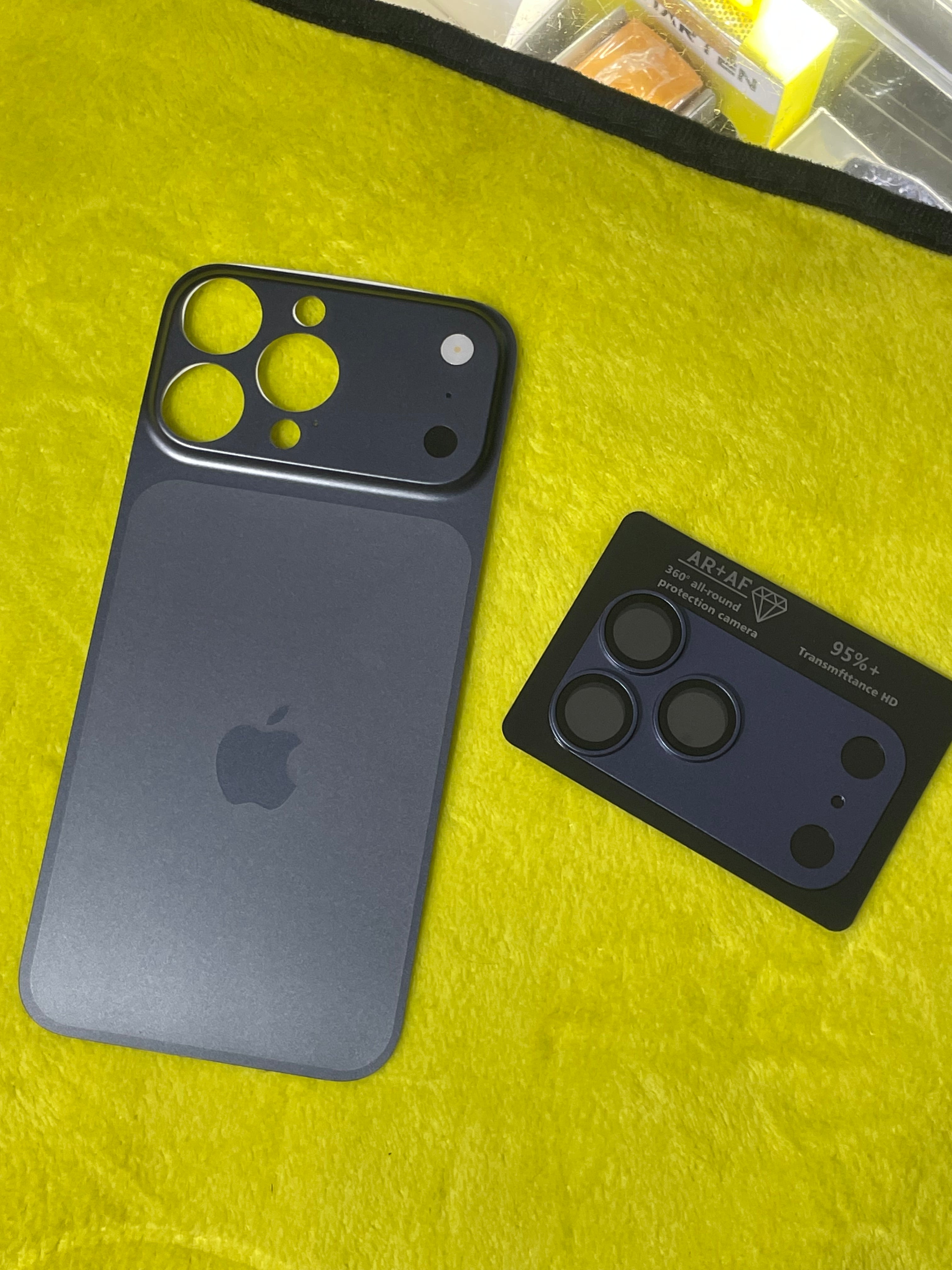 Premium Back Panel with Camera Lens for iPhones - Convert your iphone to iPhone 17 Pro & 17 ProMax Style