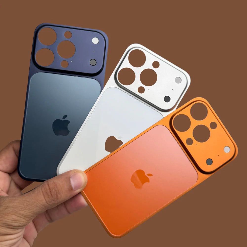 Premium Back Panel with Camera Lens for iPhones - Convert your iphone to iPhone 17 Pro & 17 ProMax Style