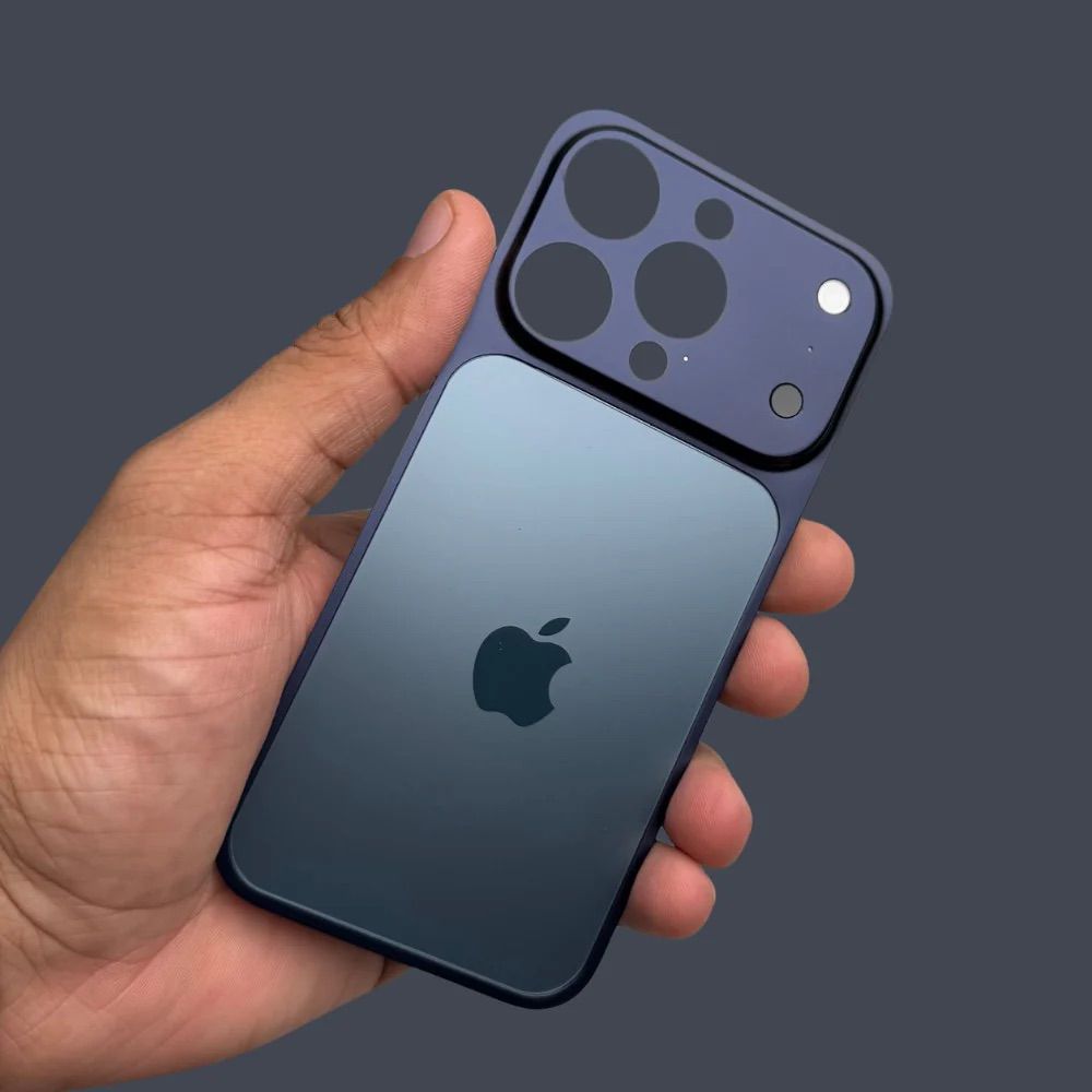 Premium Back Panel with Camera Lens for iPhones - Convert your iphone to iPhone 17 Pro & 17 ProMax Style