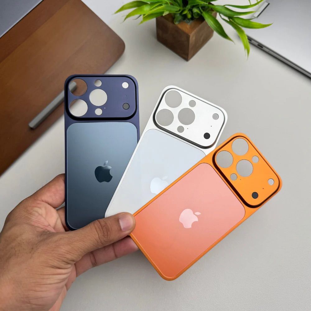 Premium Back Panel with Camera Lens for iPhones - Convert your iphone to iPhone 17 Pro & 17 ProMax Style