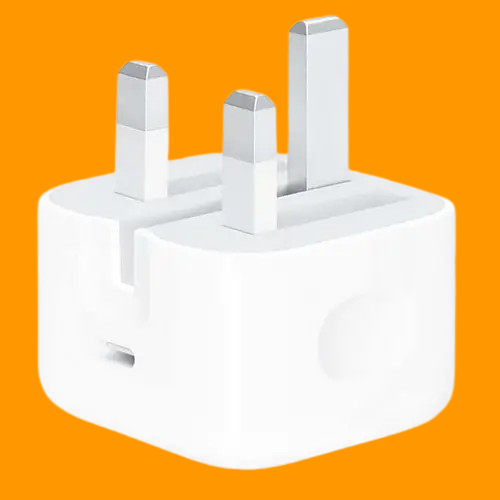 iPhone 20W Fast Charger Adapter 3-Pin Adapter